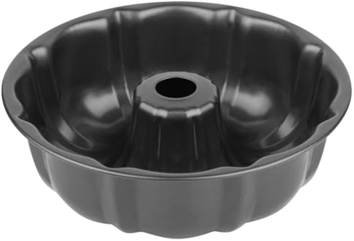 Non-stick Cake Pan Heavy Duty Carbon Steel Fluted Tube Round Cake Baking Pan Pound Cake Pan Buntz Cake Pan Tube Bakeware Cake Mold Baking Mold For Jello Gelatin Chocoflan Flan