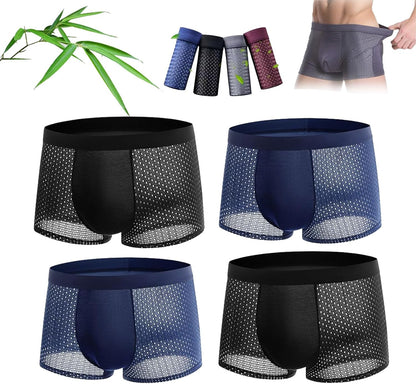 Boxhero Bamboo Fiber Boxer Briefs, Bamboo Fibre Boxer Shorts - for All-Day Comfort Boxhero, Bamboo Boxer Shorts