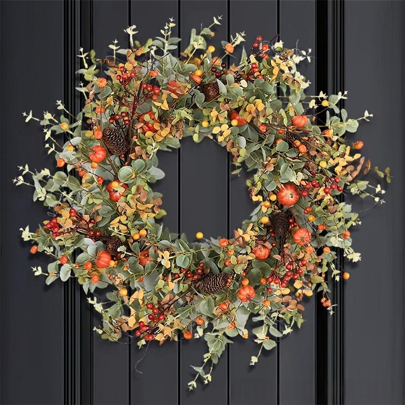Pumpkin And Berry Wreath Decoration