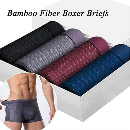 Boxhero Bamboo Fiber Boxer Briefs, Bamboo Fibre Boxer Shorts - for All-Day Comfort Boxhero, Bamboo Boxer Shorts