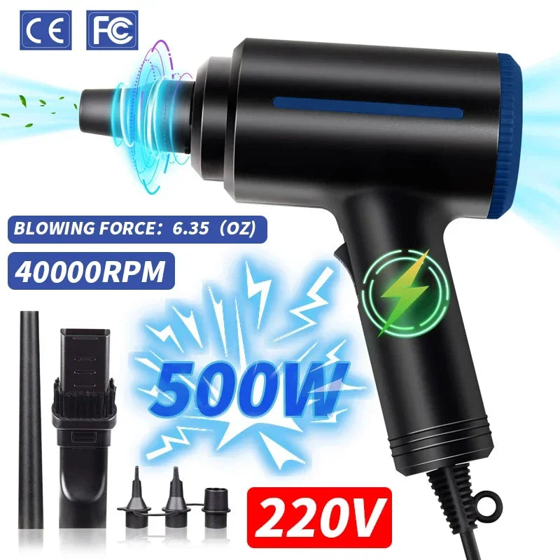 Electric Air Duster Chargeable,Compressed Air Cans Usb,Cordless Air Blower Cleaning Dust,Laptop Cleaner, Computer PC Canned Air